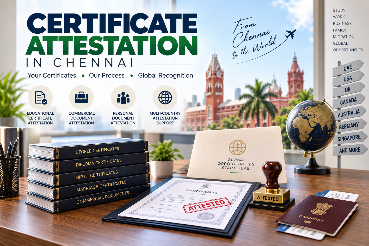Certificate Attestation Services in Chennai