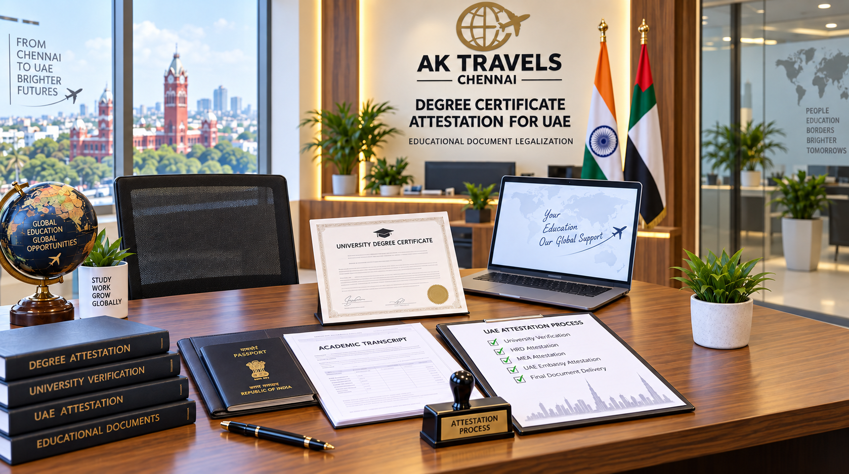 Degree Certificate Attestation for UAE in Chennai