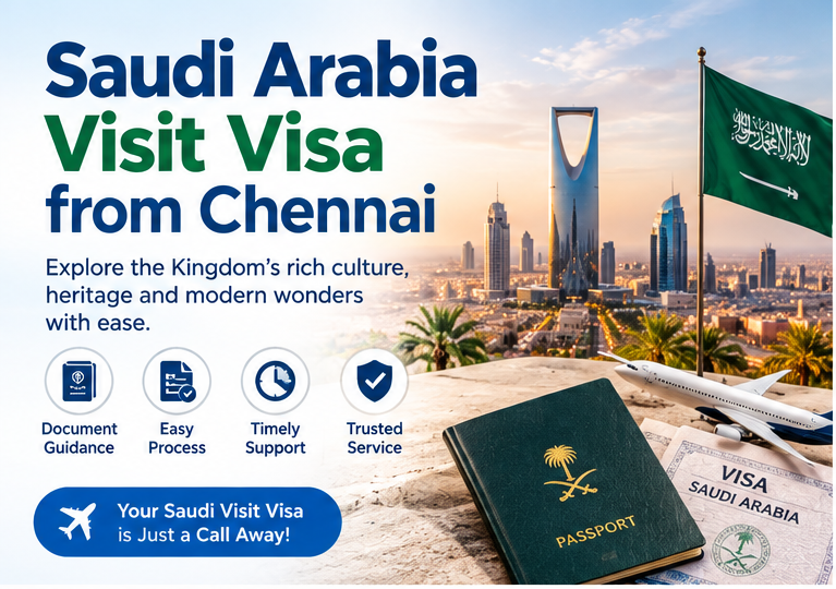 Saudi Arabia Visit Visa from Chennai